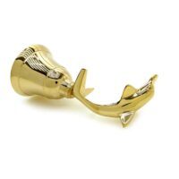Handglocke Delfin Messing - 13cm – Bild 2
