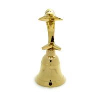 Handglocke Delfin Messing - 13cm – Bild 4