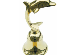 Handglocke Delfin Messing - 13cm