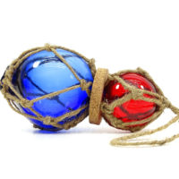 Fischerkugeln 2er Set - Blau & Rot