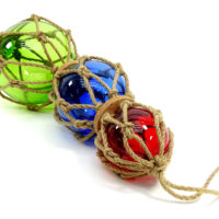 Fischerkugeln 3er Set - Blau, Rot & Grün