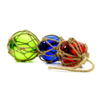 Fischerkugeln 3er Set - Blau, Rot & Grün