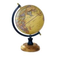 Globus mit Eisengestell und Holzsockel - Nature Look - 32cm