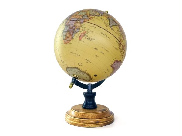 Globus mit Eisengestell und Holzsockel - Nature Look - 32cm – Bild 5