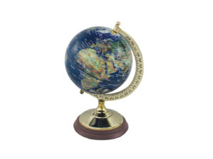 Globus im Messinggestell - Nature Look - 22,5cm