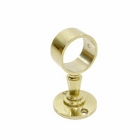 Seil-Handlauf Halter in Messing - 30mm