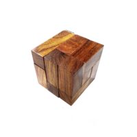 Holz-Puzzle Würfel - Kniffeliges Würfelpuzzle - 7teilig – Bild 2