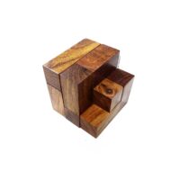 Holz-Puzzle Würfel - Kniffeliges Würfelpuzzle - 7teilig – Bild 4