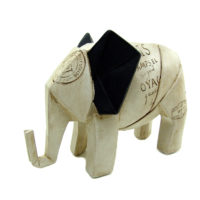 Origami Elefant - Zeitung Frankreich Paris