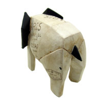 Origami Elefant - Zeitung Frankreich Paris