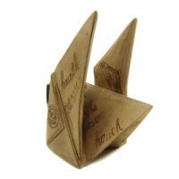 Origami Vogel - Zeitung Frankreich Paris