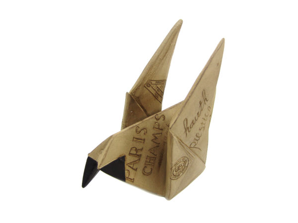 Origami Vogel - Zeitung Frankreich Paris