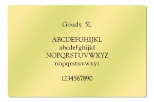 Goudy 5L