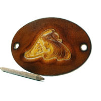 Vickys World Leder Haarspange - OX Antique Cameo Magdalena