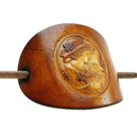 Vickys World Leder Haarspange - OX Antique Cameo Friederike – Bild 4