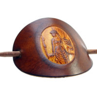 Vickys World Leder Haarspange - OX Antique Cameo Dorothea – Bild 2