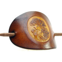Vickys World Leder Haarspange - OX Antique Cameo Anna – Bild 4