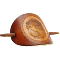 Vickys World Leder Haarspange - OX Antique Cameo Elisabeth – Bild 2