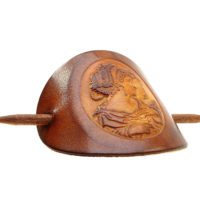 Vickys World Leder Haarspange - OX Antique Cameo Babette & Janette – Bild 4