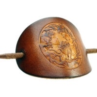 Vickys World Leder Haarspange - OX Antique Cameo Estelle & Colette – Bild 3