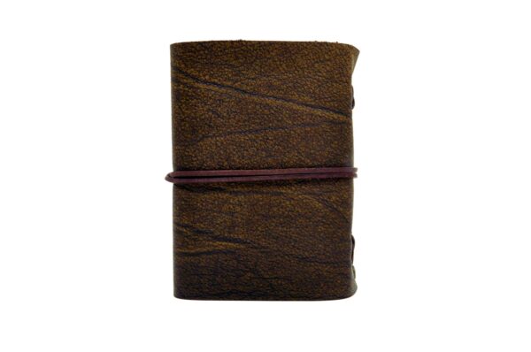 Lederbuch Buffalo Crust Raw A6 – Bild 4