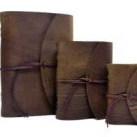 Lederbuch Buffalo Crust Raw A6 – Bild 6