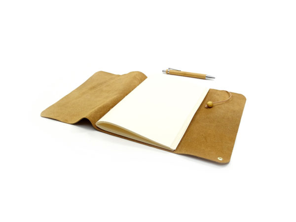 Lederbuch Travel Memory Caramel - A5 – Bild 4