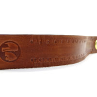 Vickys World Leder Lineal - OX RAW RULER BROWNY- 20 cm – Bild 2