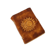 Lederbuch - soft OX Sun, Moon & Stars Scuff - A6 – Bild 5