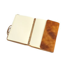 Lederbuch - soft OX Moon & Stars Scuff - A6 – Bild 5
