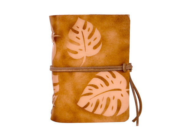 Lederbuch - soft OX Monstera Scuff - A6