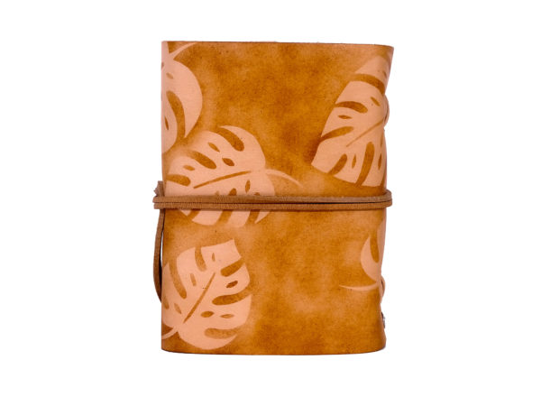 Lederbuch - soft OX Monstera Scuff - A6 – Bild 3