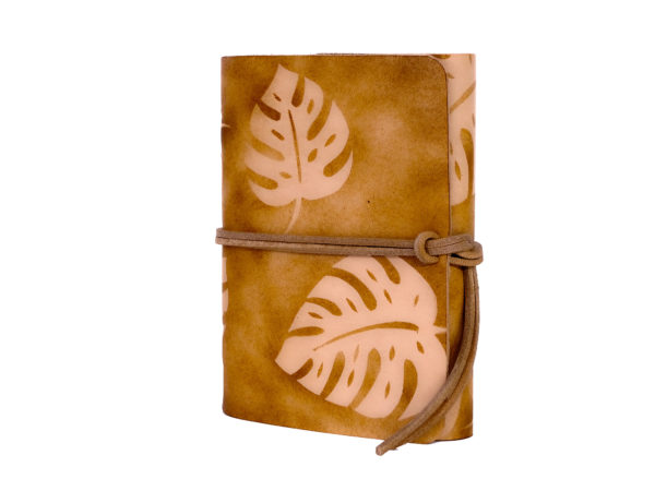 Lederbuch - soft OX Monstera Scuff - A6 – Bild 2