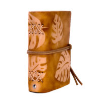 Lederbuch - soft OX Monstera Scuff - A6 – Bild 4