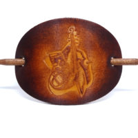 Vickys World Leder Haarspange - OX Antique Jazz – Bild 4