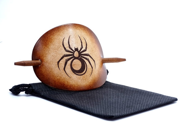 Vickys World Leder Haarspange - OX Antique - Spider – Bild 2
