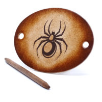 Vickys World Leder Haarspange - OX Antique - Spider – Bild 3