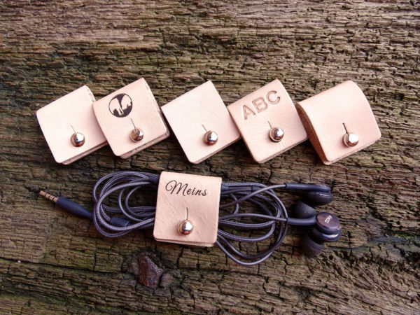Vickys World Leder Kabel Organizer OX Snap