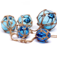 Fischerkugeln 5er Leine - Meerblau – Bild 3