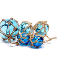 Fischerkugeln 5er Leine - Meerblau – Bild 4