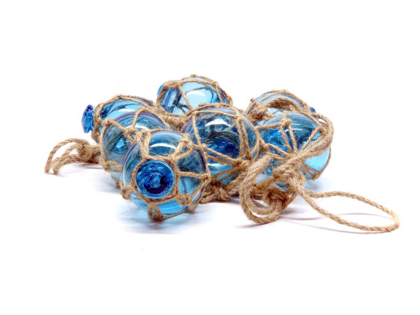 Fischerkugeln 8er Leine - Meerblau – Bild 2