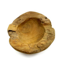 Teak Holz Schale Natur #1