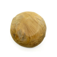 Teak Holz Schale Massiv #S1 Nature - WYSIWYG – Bild 4