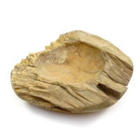 Teak Holz Schale Massiv #S3 Nature - WYSIWYG