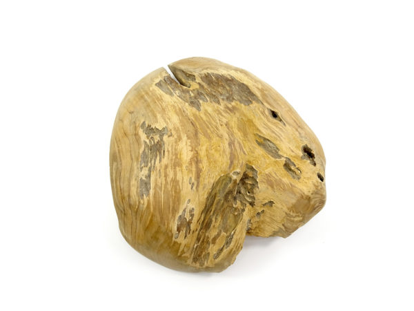 Teak Holz Schale Massiv #S3 Nature - WYSIWYG – Bild 4