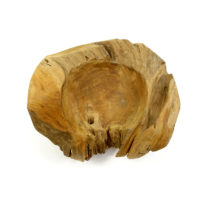 Teak Holz Schale Natur #4