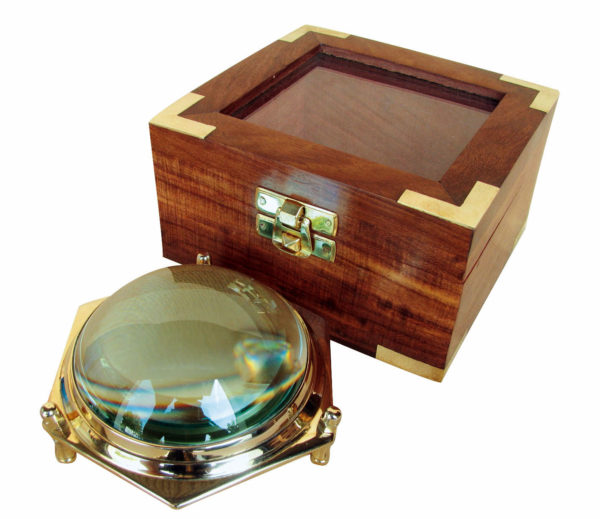 Dom Lupe - Messing Holz Box