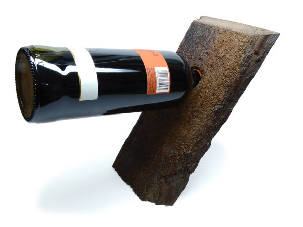 Flaschenhalter Balance - Antik Holz - Unikat - #02 – Bild 2