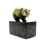 Panda Bär Bronze – Bild 2
