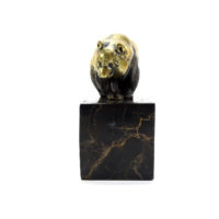 Panda Bär Bronze – Bild 3